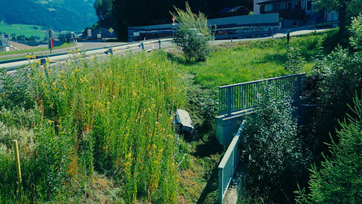 Anwendung Virtus in steilem Gelände